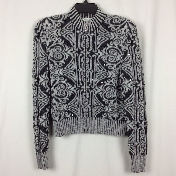 St John Sport Wool Blend Knit Cardigan Size XS - Picture 1 of 9